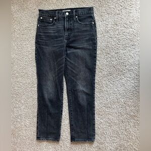 black madewell jeans- ‘the perfect vintage jeans’- size 26 petite